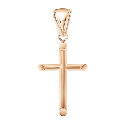 Goldkreuz aus Rotgold 585