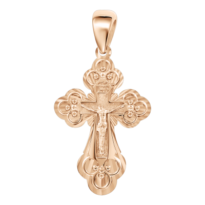 Goldkreuz aus Rotgold 585