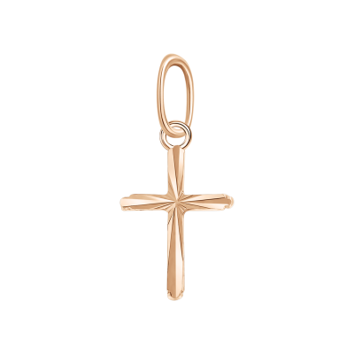 Goldkreuz aus Rotgold 585