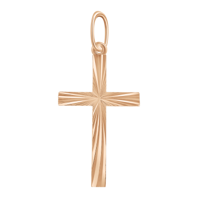 Goldkreuz aus Rotgold 585