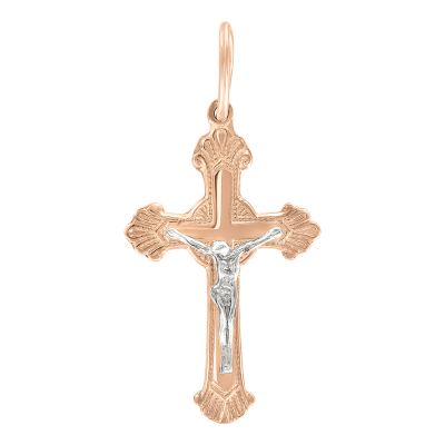 Goldkreuz aus Rotgold 585