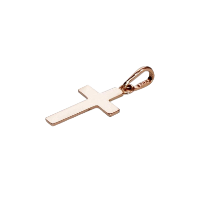 Goldkreuz aus Rotgold 585