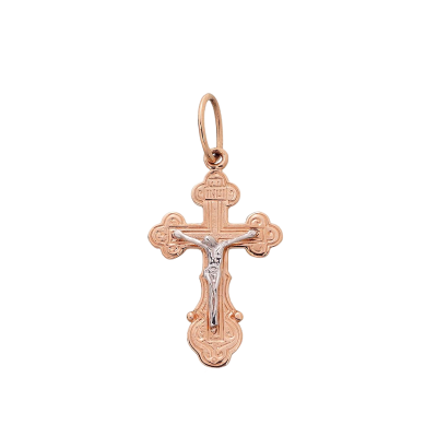 Goldkreuz aus Rotgold 585