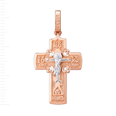 Goldkreuz aus Rotgold 585