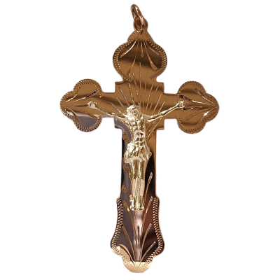 Goldkreuz aus Rotgold 585