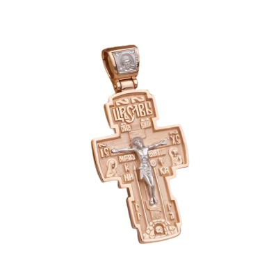 Goldkreuz aus Rotgold 585