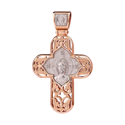 Goldkreuz aus Rotgold 585