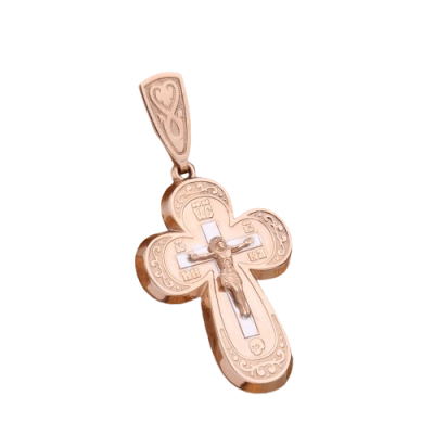 Goldkreuz aus Rotgold 585