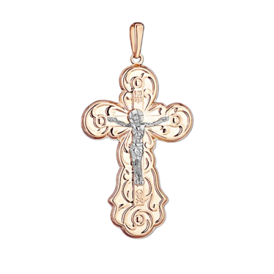 Goldkreuz aus Rotgold 585