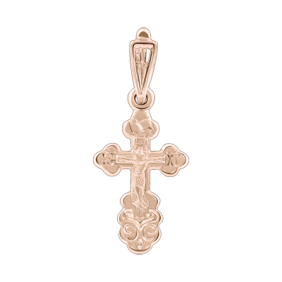 Goldkreuz aus Rotgold 585