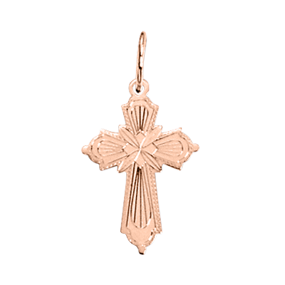 Goldkreuz aus Rotgold 585