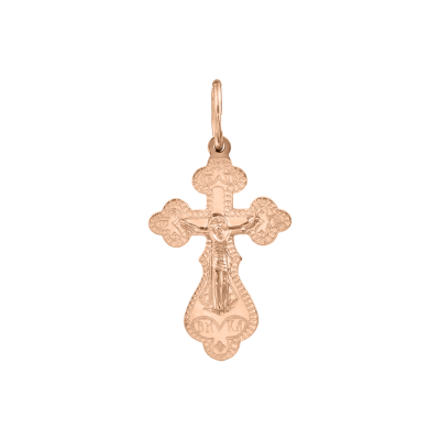 Goldkreuz aus Rotgold 585