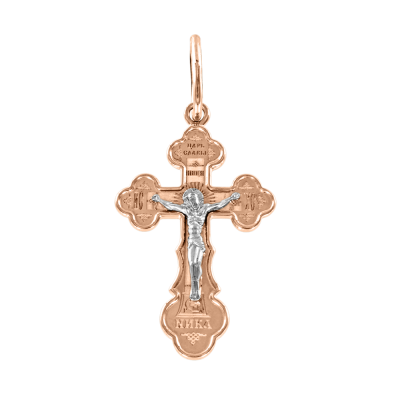 Goldkreuz aus Rotgold 585