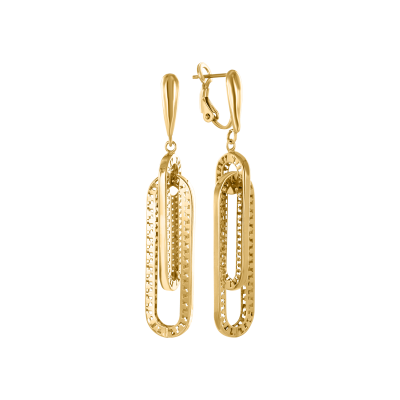 Goldohrringe aus Gelbgold 585