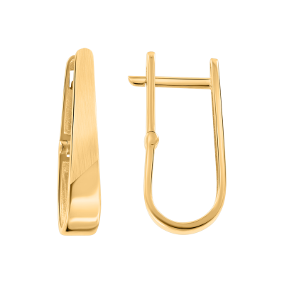 Goldohrringe aus Gelbgold 585