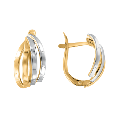 Goldohrringe aus Gelbgold 585