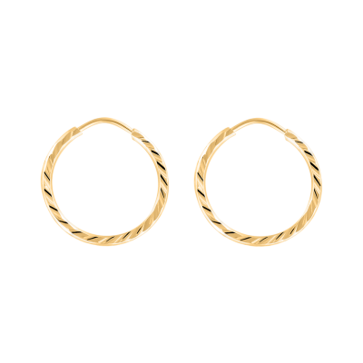 Goldohrringe aus Gelbgold 585