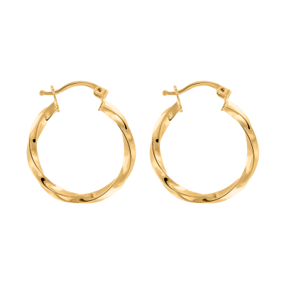 Goldohrringe aus Gelbgold 585