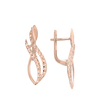 Ohrringe aus Rotgold 585