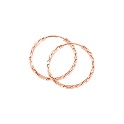 Goldohrringe aus Rotgold 585