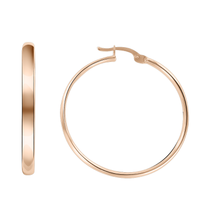 Goldohrringe aus Rotgold 585