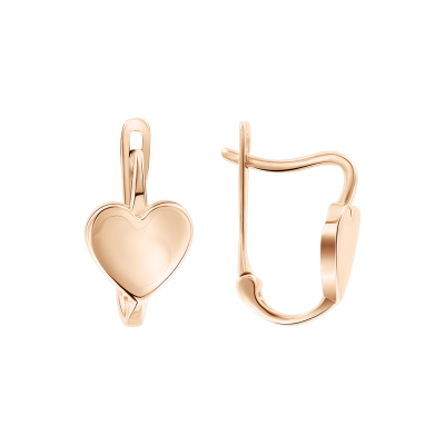 Kinder Ohrringe aus Rotgold 585