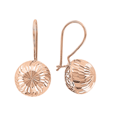 Ohrringe aus Rotgold 585