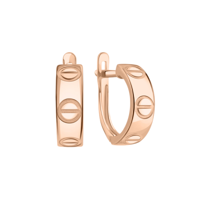 Ohrringe aus Rotgold 585