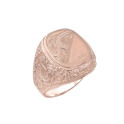 Herrenring aus Rotgold 585