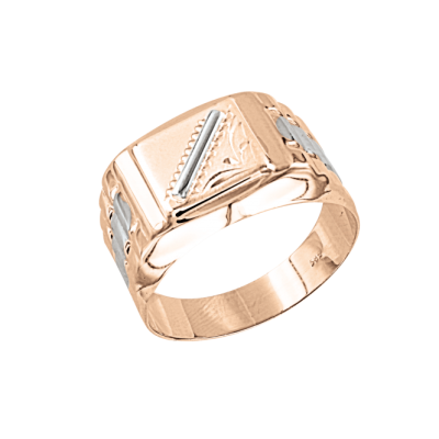 Herrenring aus Rotgold 585