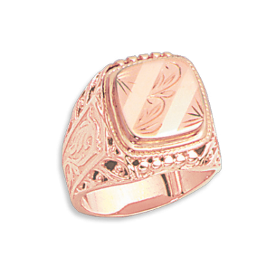 Herrenring aus Rotgold 585