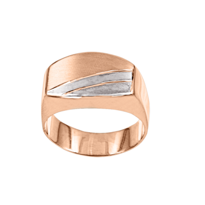 Herrenring aus Rotgold 585