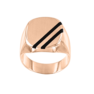 Herrenring aus Rotgold 585