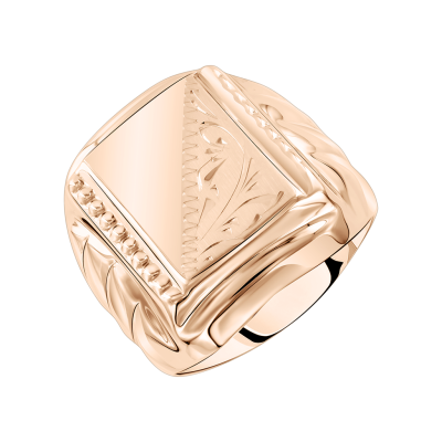 Herrenring aus Rotgold 585
