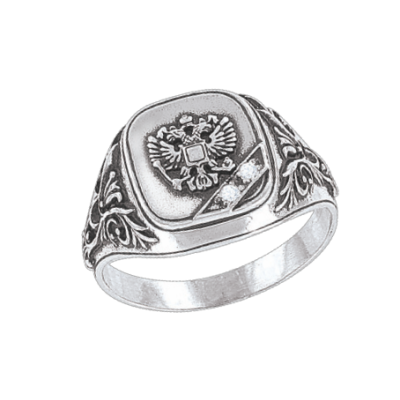 Herrenring aus Silber 925 mit Zirkonia