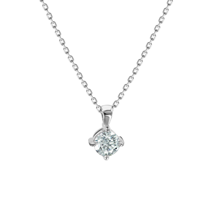 Kette aus Weißgold 585 mit Brillant