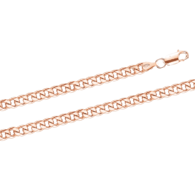 Kette / Armband aus Silber 925, rotgold vergoldet