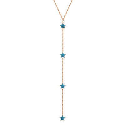 Kette aus Silber 925, rotgold vergoldet