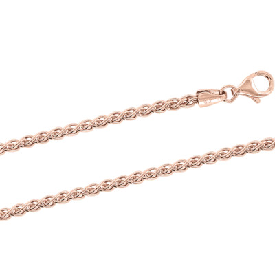 Kette aus Silber 925, rotgold vergoldet