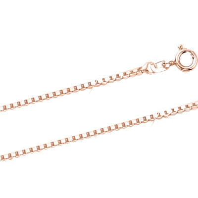 Kette aus Silber 925, rotgold vergoldet