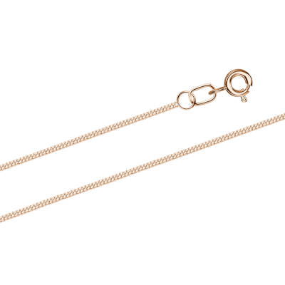 Kette aus Silber 925, rotgold vergoldet
