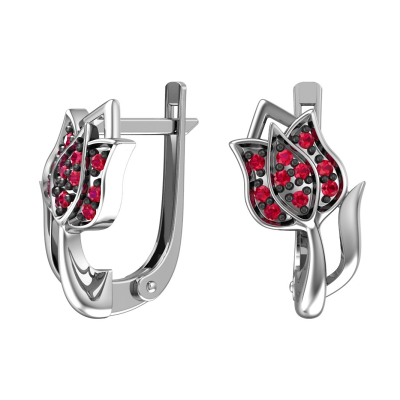 Kinderohrringe aus Silber 925 mit Zirkonia