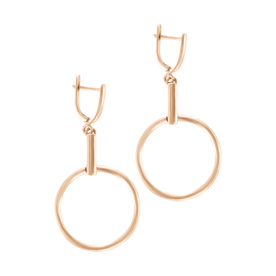 Ohrhänger aus Rotgold 585