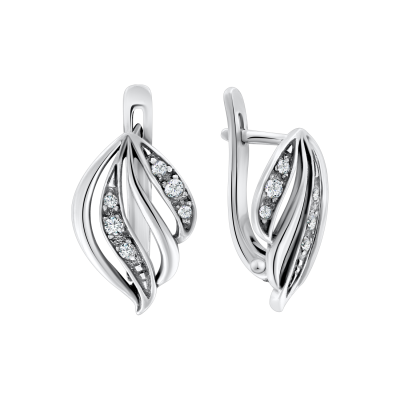 Ohrhänger aus Silber 925 mit Zirkonia