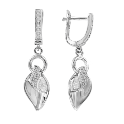 Ohrhänger aus Silber 925 mit Zirkonia
