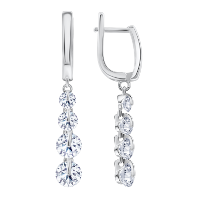 Ohrhänger aus Silber 925 mit Zirkonia