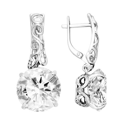 Ohrhänger aus Silber 925 mit Zirkonia