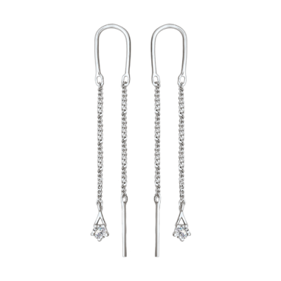 Ohrhänger aus Silber 925 mit Zirkonia