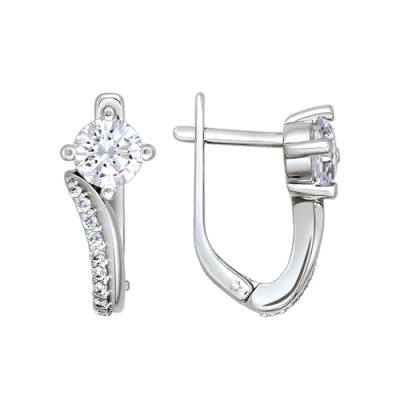Ohrhänger aus Silber 925 mit Zirkonia