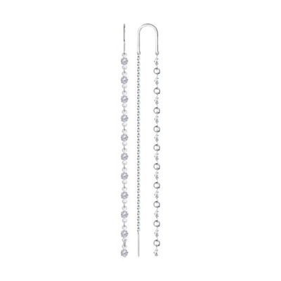 Ohrhänger aus Silber 925 mit Zirkonia
